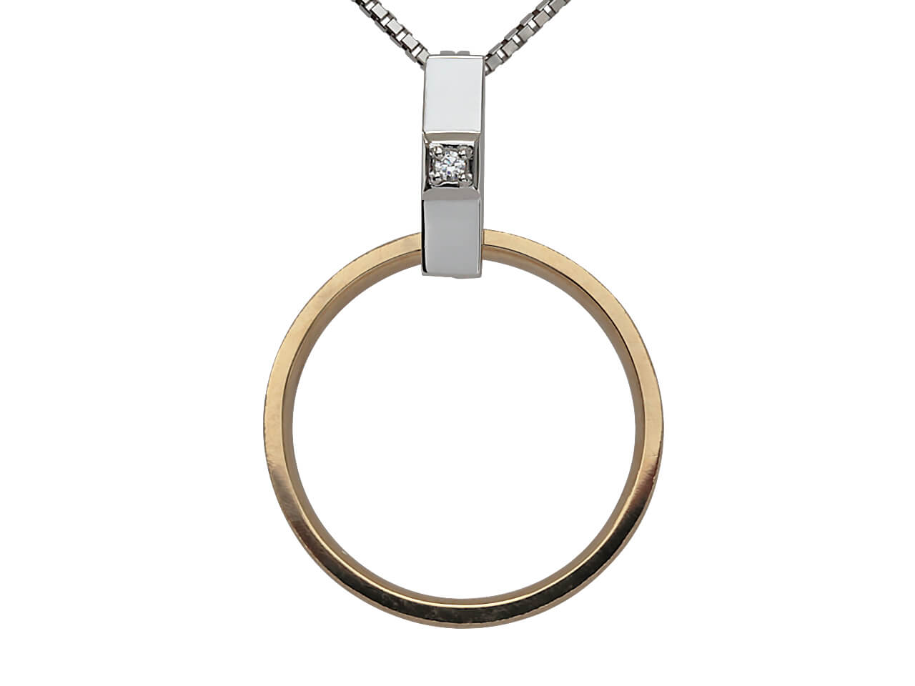指輪をネックレスに変える「リング用ペンダント」|グロウダイヤ