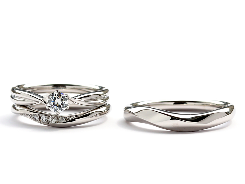 ふたりが好きなデザインでつくるセミオーダー結婚指輪