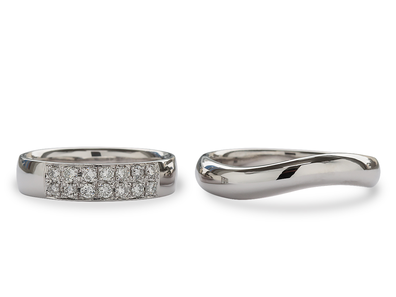 結婚20周年を彩る、メレダイヤモンド輝く特別な結婚指輪