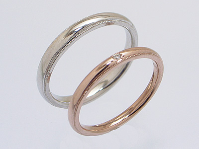 国際結婚のカップルの結婚指輪