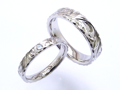 溶かして作るハワイアン結婚指輪