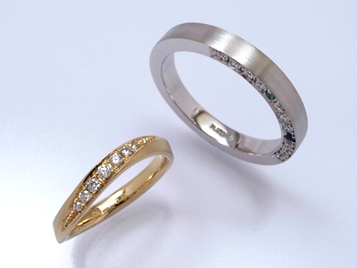 好きなデザインを考えてオーダーメイドで手作り結婚指輪