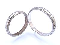 両親のプラチナの結婚指輪を溶かして結婚指輪へリフォーム