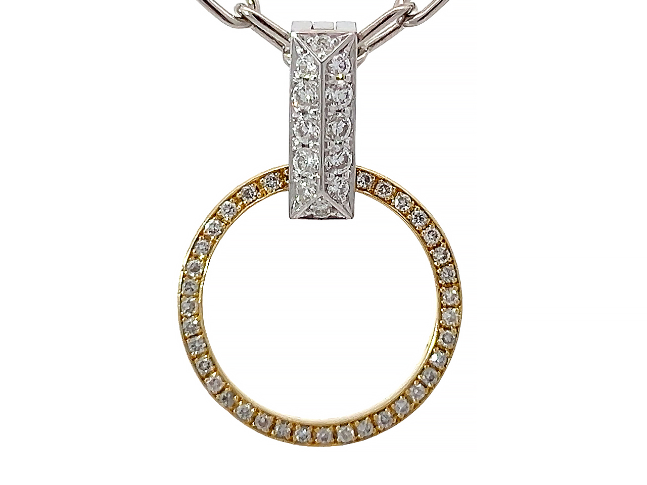 指輪をネックレスに変える「リング用ペンダント」|テトラダイヤ（喜平対応）