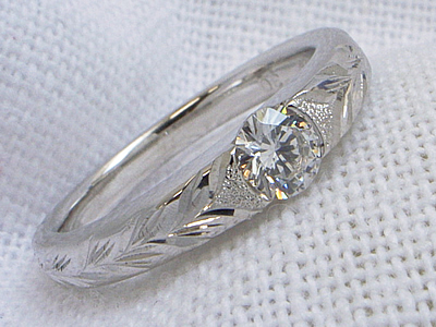 [HE-0006] ハワイアンジュエリー婚約指輪