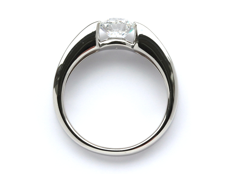 1ct婚約指輪を普段使いリングにリフォーム相談