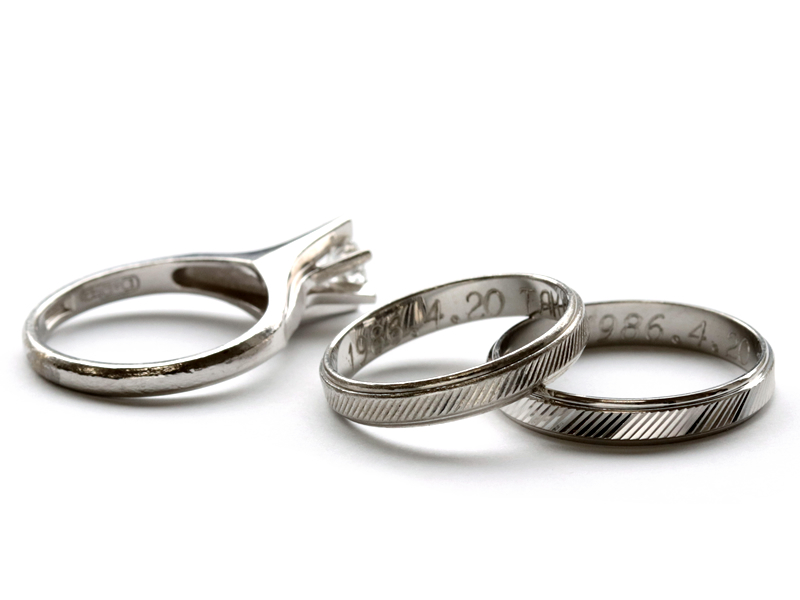 サイズが合わなくなった結婚指輪は再生して新しいデザインに