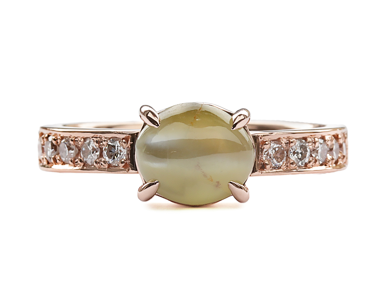 35年前父が祖母に贈ったキャッツアイの指輪をリフォーム｜クィーンズ