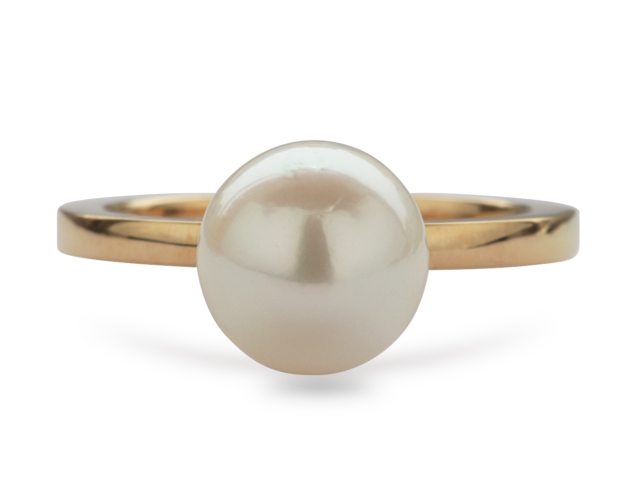 デザインが古かった母の真珠の指輪を使えるデザインにリフォーム