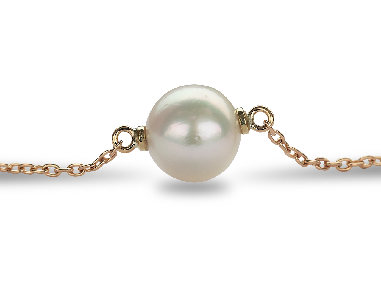片方になった母の真珠のイヤリングをブレスレットリフォーム