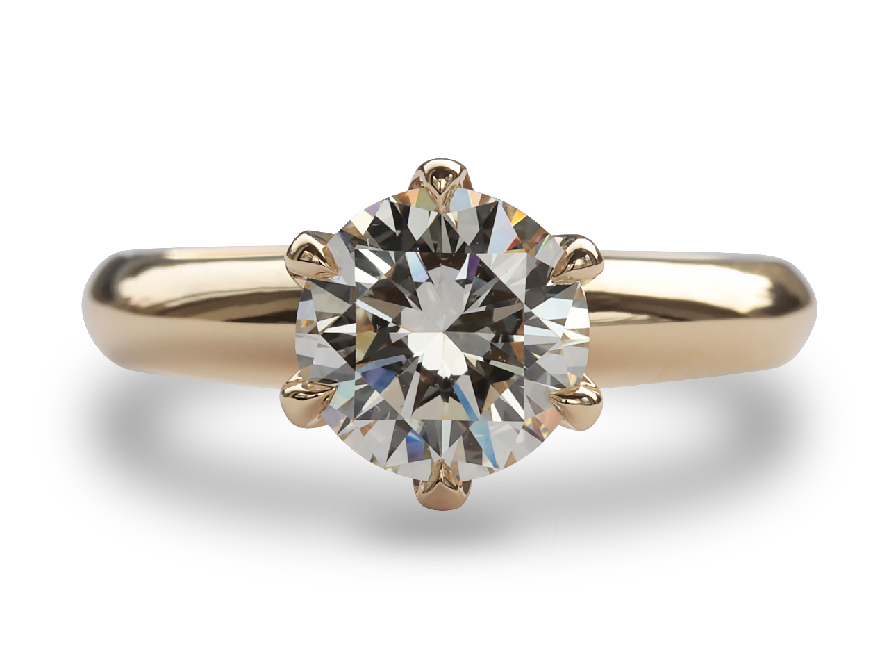 1カラットの輝き。シンプル美を極めたダイヤモンドリング