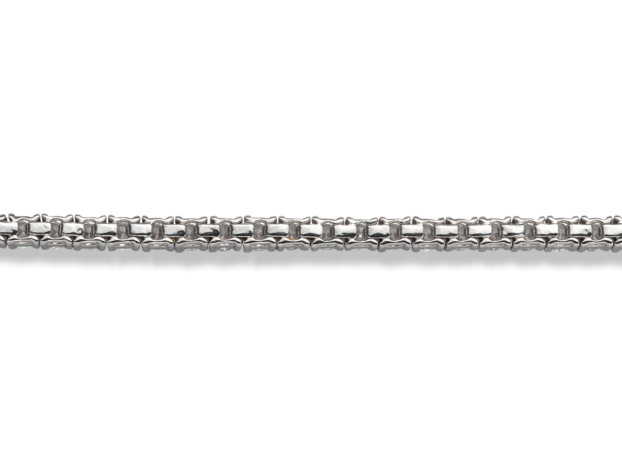 ピンクゴールド4本爪テニスブレスレット｜ダイヤ合計2.0ct