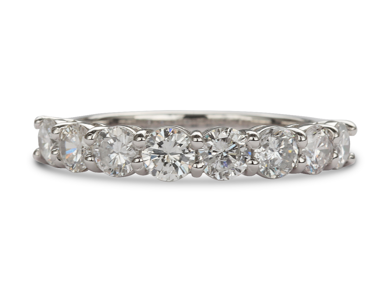 受け継いだ2本の指輪ダイヤ8石でハーフエタニティリフォームへ