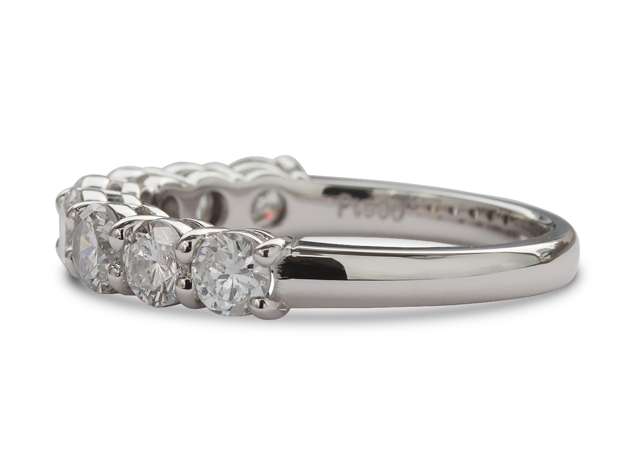 受け継いだ2本の指輪ダイヤ8石でハーフエタニティリフォームへ