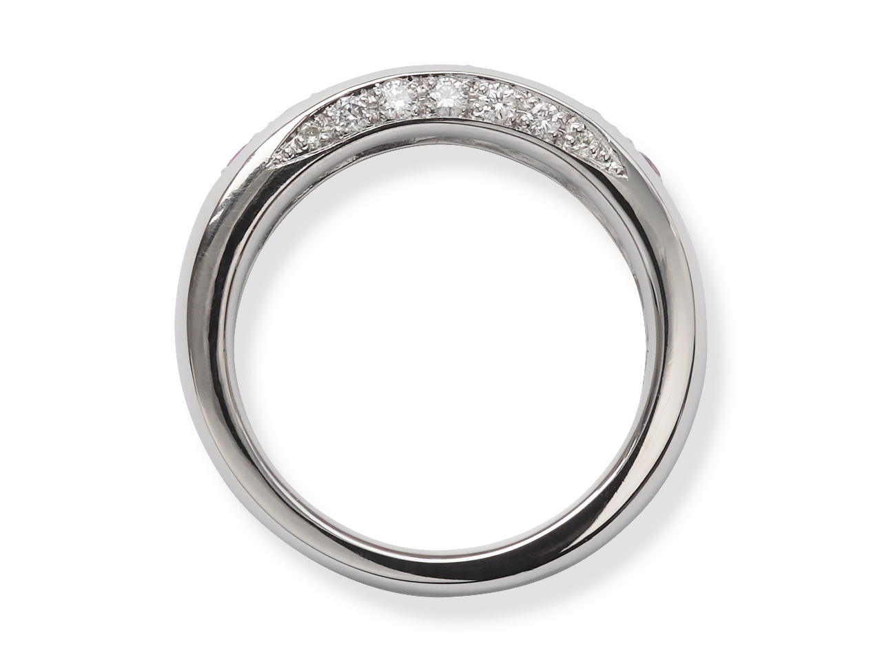 還暦祝いのルビーリングと結婚指輪を1本にまとめてリフォーム