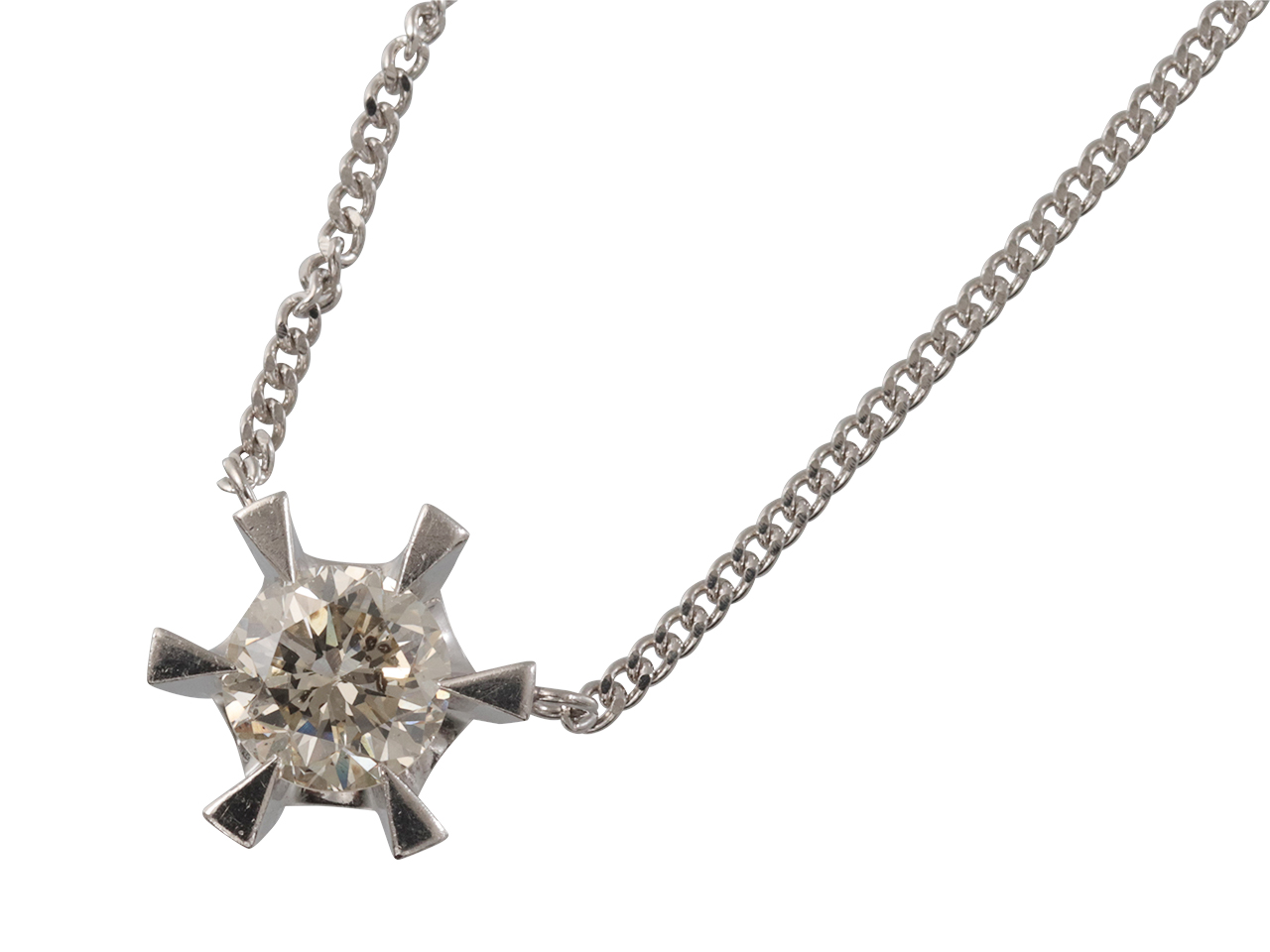 受け継いだ0.81ctダイヤネックレスを今の形へリフォーム