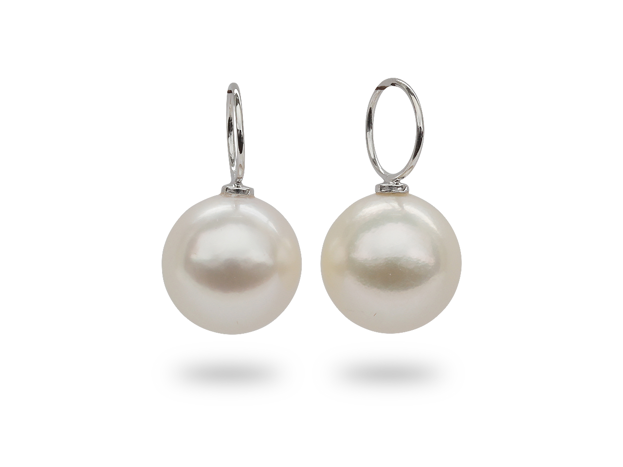 福島から通販リフォーム。壊れた真珠をフープ用チャームへ再生