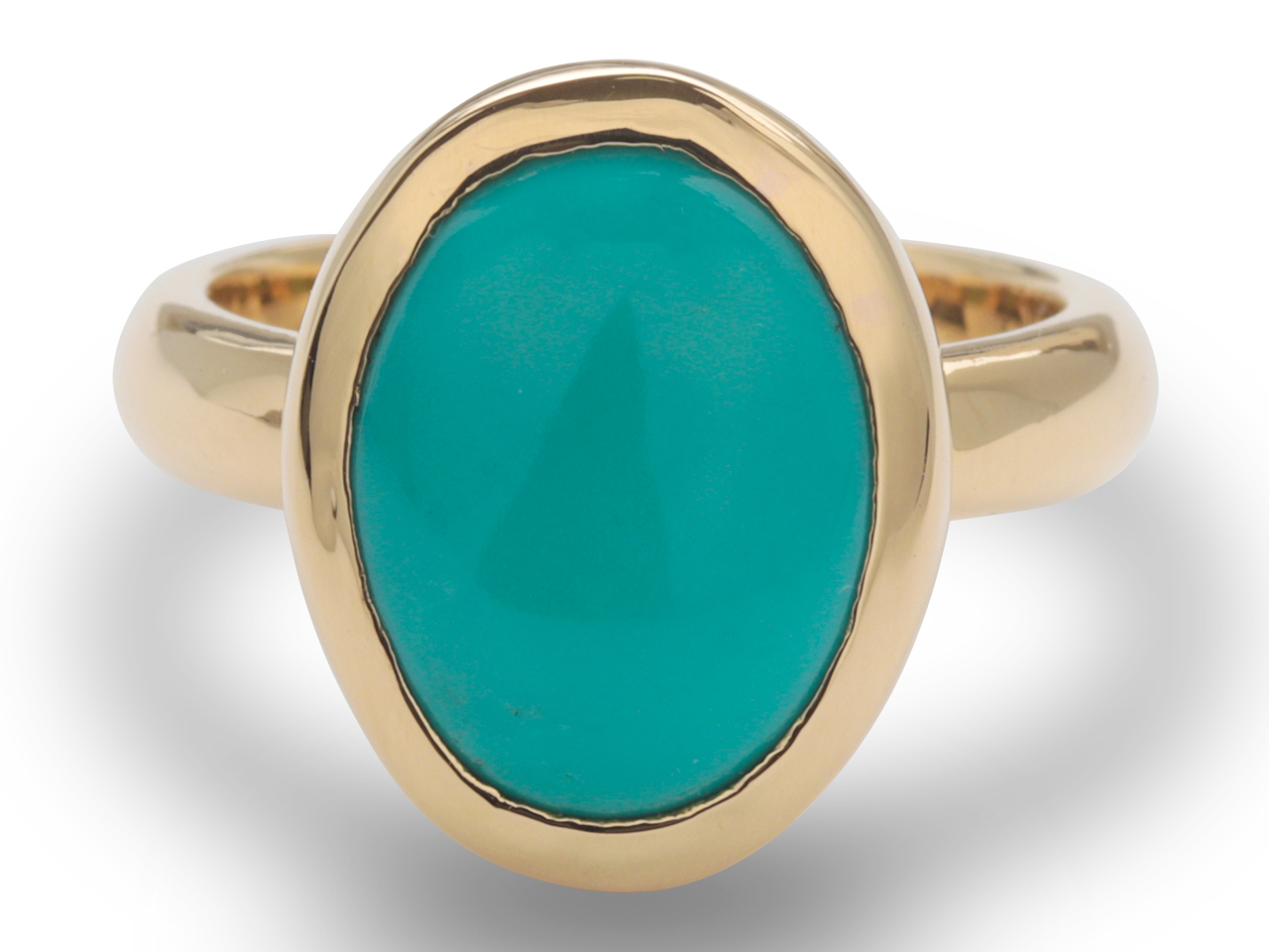 変色したトルコ石をリカットで再生。信頼が導いた安心感と輝き