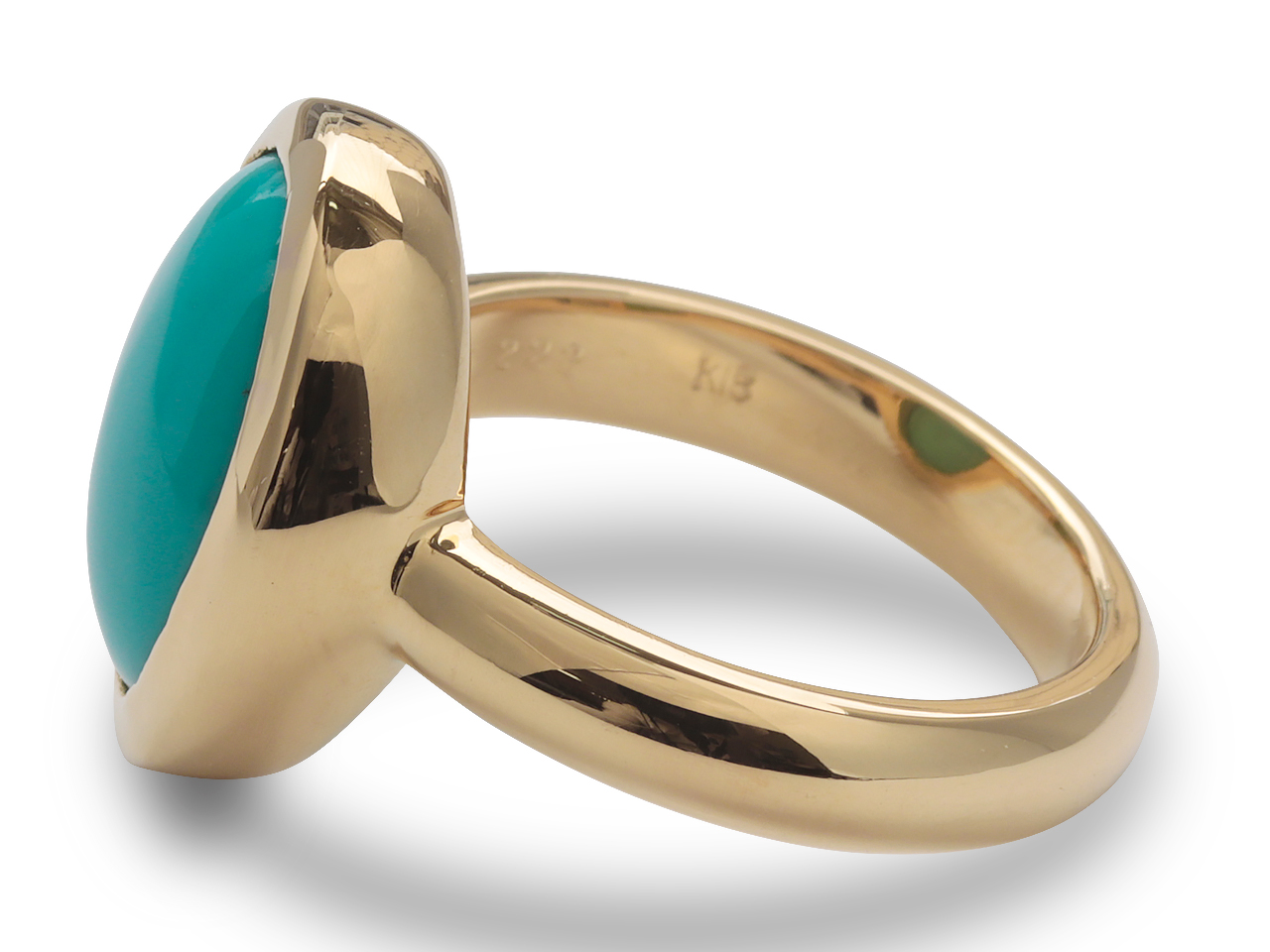 変色したトルコ石をリカットで再生。信頼が導いた安心感と輝き