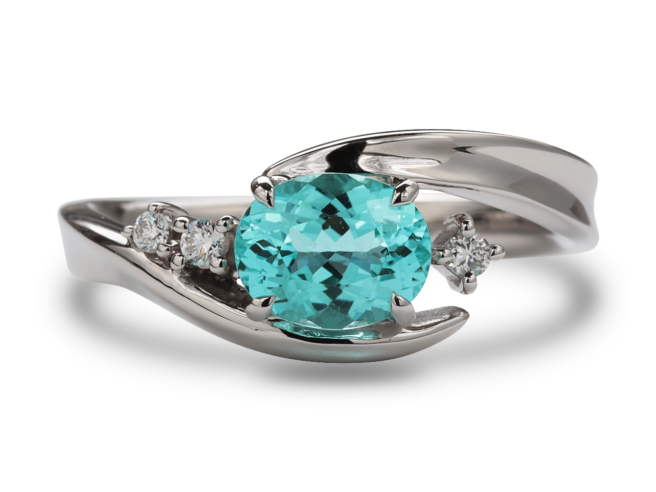 パライバトルマリンを一生ものの指輪へオーダーメイド