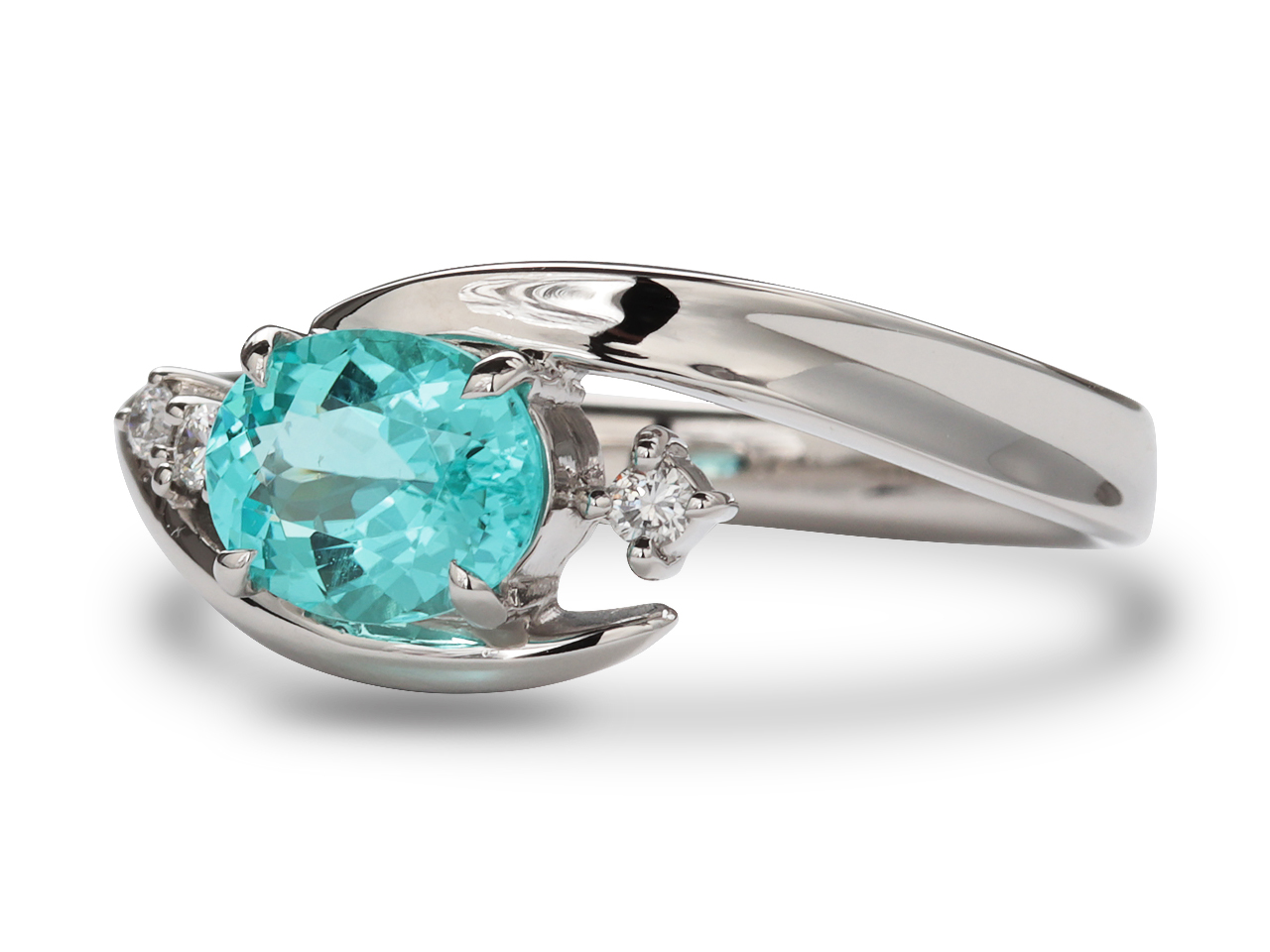 パライバトルマリンを一生ものの指輪へオーダーメイド