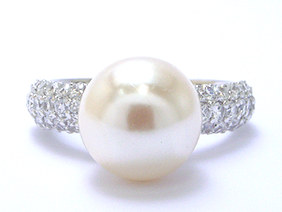真珠の指輪、パールリングのリフォーム・オーダー｜クィーンズジュエリー